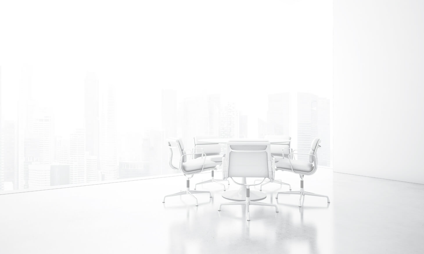 A white table and chairs in front of a window.